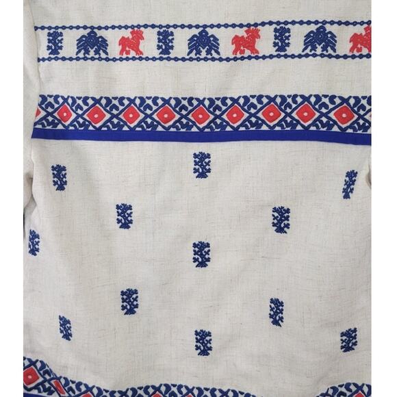 Anthropologie THML Jacket Womens Size X-Small Embroidered Bohemian Boho Chic - Picture 2 of 7